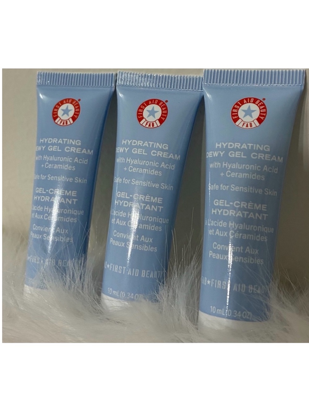 First Aid Beauty Hydrating Dewy Gel Cream - 10 ML 3 Pack